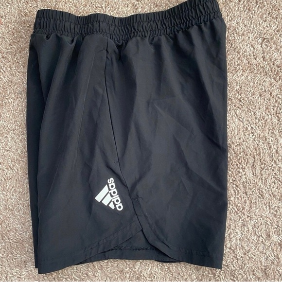 Men's Black Performance Shorts Adidas 7 - Picture 3 of 8